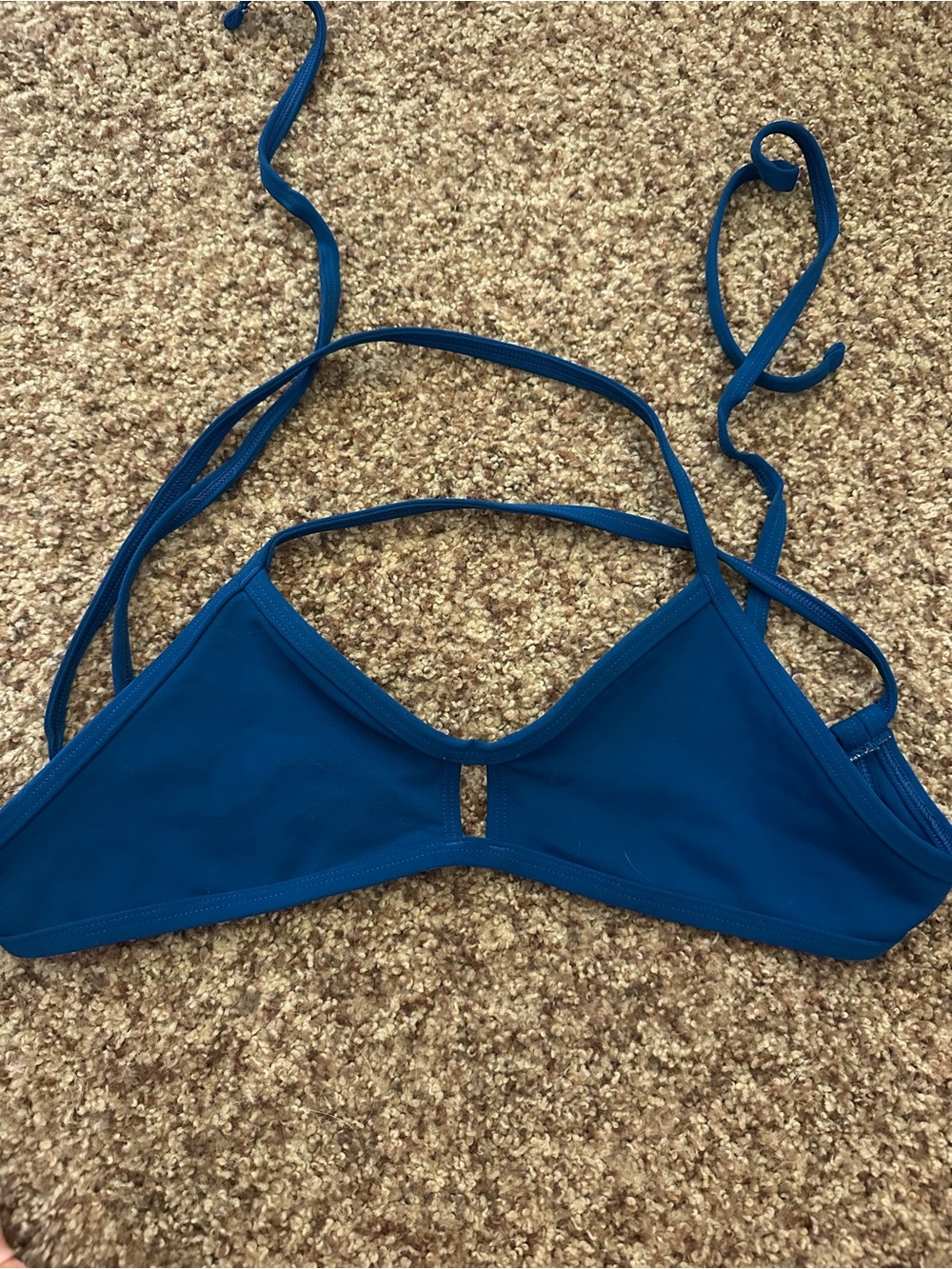 Jolyn Clothing Blue Vent Top
